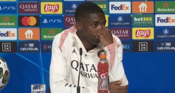 登贝莱:也许有姆巴佩我们会更强 我已经很好地适应了9号位