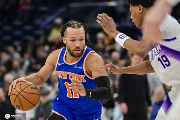 布伦森28分森萨博29分 尼克斯大胜爵士