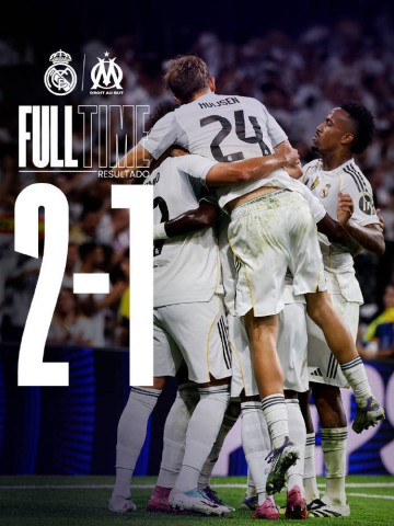 十人皇马2比1逆转马赛,姆巴佩双响证明关键性,外战隐忧仍存在