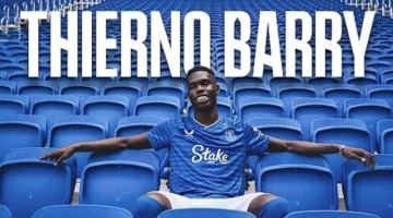 官方：埃弗顿从黄潜签下22岁前锋巴里，据悉费用3500万欧+浮动