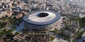 西甲 | 顶棚施工7个月！巴萨将再迁主场：拒付高租金，转扩建自家球场