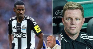 纽卡斯尔不容忍!埃迪豪痛批伊萨克:表现差就别想参加训练