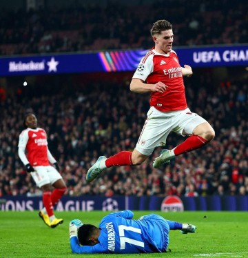 阿森纳主场险胜阿拉木图凯拉特3-2,哈弗茨荣膺全场最高评分