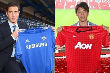 13年后蓝军遭指控!曼联拒付100万回扣签阿扎尔,1200万买香川真司