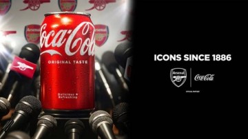官方:阿森纳与可口可乐达成为期两年的全球合作伙伴关系