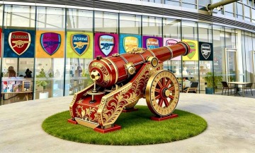 枪迷集合,枪魂入画,阿森纳艺术首展落地上海