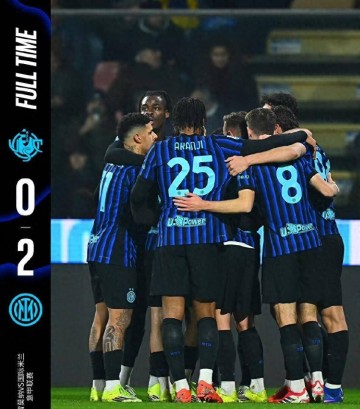 0-2,1-4!国米先赛领跑8分,尤文进入欧冠区,意甲积分榜更新了