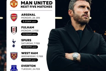 曼联战阿森纳仅两人伤缺!卡里克欲破不胜魔咒,穿黑衣复制林皇奇迹