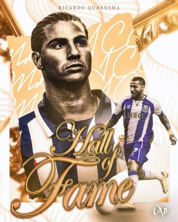 官方:葡萄牙名宿纳尼、夸雷斯马入选葡萄牙足球名人堂