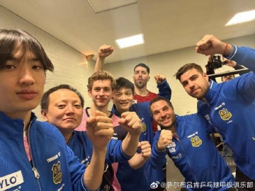 15分钟速胜！樊振东欧冠首秀零封对手 赛后模仿C罗庆祝