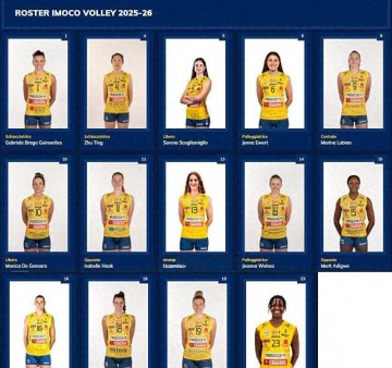 朱婷再度冲击大满贯！科内利亚诺新赛季阵容公布，欧冠分组揭晓