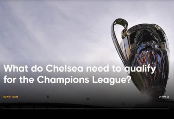 官方算分!切尔西官方列如何进欧冠:胜几乎确保,平负也还有希望