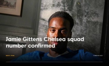 官方:切尔西夏窗新援吉滕斯新赛季将身穿11号球衣