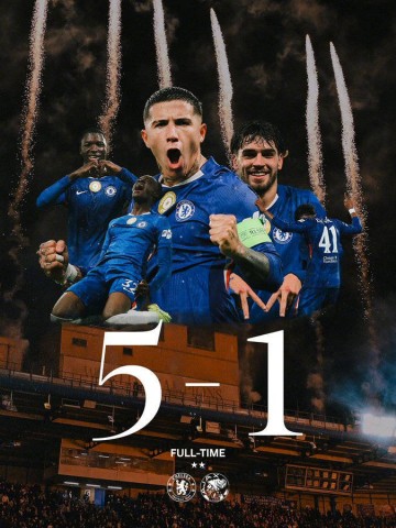 欧冠切尔西5-1横扫阿贾克斯，红牌和点球左右局面，蓝军亮点分析