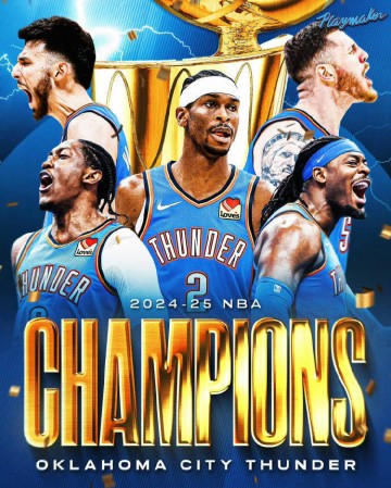 雷霆13年后终圆冠军梦 老三少的宿命被SGA救赎？