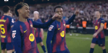 远射世界波!亚马尔滑跪庆祝,创西甲单季纪录,5场连造6球