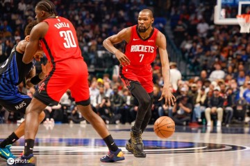 杜兰特27分浓眉29+8 弗拉格19分独行侠胜火箭