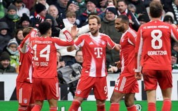 德甲豪门拜仁3-0轻取云达不莱梅,32岁凯恩火力全开:22轮攻入26球