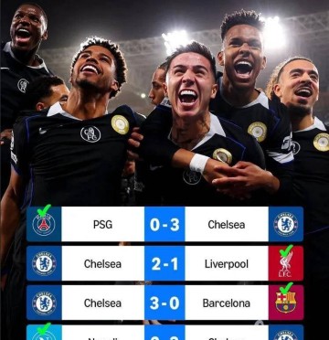 不服气也得服!切尔西一年内连克四大联赛冠军,展现无与伦比的精锐实力