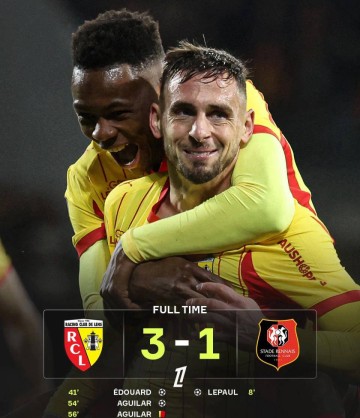 法甲新榜首诞生!朗斯3-1逆转大胜,大巴黎王座不保