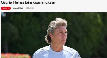 官方:前阿根廷国脚海因策加入阿森纳,成为一线队教练组成员