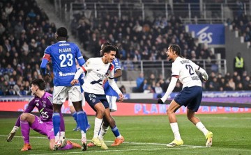 法甲最新积分榜揭晓:巴黎圣日耳曼领跑,里昂逼近前三,尼斯战平继续追赶