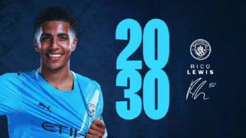 曼城官方:球队与后卫里科-刘易斯续约至2030年