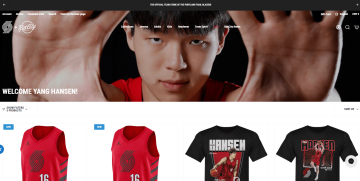 杨翰森波特兰开拓者球衣官网上架 售价1115&1923元