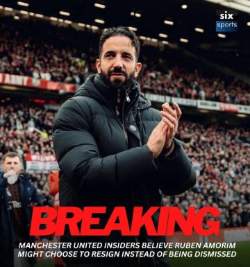 曼联相信阿莫林将辞职，其不甘被骂欲保名声！拉爵或请卡里克救火