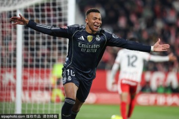 西甲-姆巴佩点射维尼修斯造点 皇马1-1赫罗纳丢掉榜首